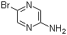 结构式 CAS# 59489-71-3, 2-氨基-5-溴吡嗪