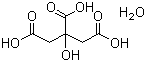 结构式 CAS# 5949-29-1, 柠檬酸; 一水柠檬酸