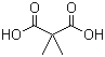 structure of CAS# 595-46-0, Dimethylmalonic acid;Dimethyl-propanedioic acid