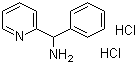 结构式 CAS# 59575-91-6, 苯基(2-吡啶基)甲胺盐酸盐
