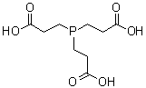 结构式 CAS# 5961-85-3, 三(羧乙基)膦