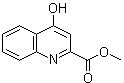 结构式 CAS# 5965-59-3, 4-羟基-2-喹啉羧酸甲酯