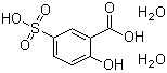 结构式 CAS# 5965-83-3, 5-磺基水杨酸
