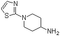 结构式 CAS# 596818-05-2, 1-(噻唑-2-基)哌啶-4-胺