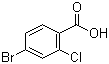 structure of CAS# 59748-90-2, 4-Bromo-2-chlorobenzoic acid