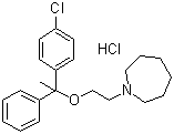 结构式 CAS# 59767-13-4, 司他斯汀盐酸盐