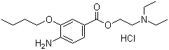 结构式 CAS# 5987-82-6, 奥布卡因盐酸盐; 盐酸丁氧普鲁卡因; 4-氨基-3-丁氧基苯甲酸 2-(二乙基氨基)乙基酯盐酸盐