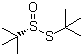 结构式 CAS# 60011-16-7, (S)-(-)-叔丁基亚磺酸硫代叔丁酯