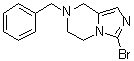 structure of CAS# 601515-08-6, 7-Benzyl-3-bromo-5,6,7,8-tetrahydroimidazo[1,5-a]pyrazine