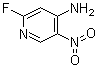结构式 CAS# 60186-19-8, 2-氟-5-硝基-4-吡啶胺