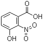 结构式 CAS# 602-00-6, 3-羟基-2-硝基苯甲酸