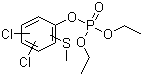 structure of CAS# 60238-56-4, Chlorthiophos;Phosphorothioic acid O-[dichloro(methylthio)phenyl] O,O-diethyl ester
