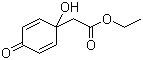 Ethyl (1-hydroxy-4-oxocyclohexa-2,5-dien-1-yl)acetate   molecular structure (CAS 60263-06-1)