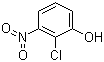 结构式 CAS# 603-84-9, 2-氯-3-硝基苯酚
