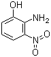 structure of CAS# 603-85-0, 2-Amino-3-nitrophenol;2-Amino-3-hydroxynitrobenzene; 2-Hydroxy-6-nitroaniline