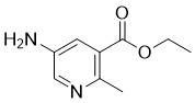 structure of CAS# 60390-42-3, Ethyl 5-amino-2-methylnicotinate