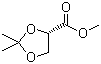 structure of CAS# 60456-21-5, Methyl (S)-2,2-dimethyl-1,3-dioxolane-4-carboxylate;(S)-2,2-Dimethyl-[1,3]dioxolane-4-carboxylic acid methyl ester; 2,2-Dimethyl-(4S)-1,3-dioxolane-4-carboxylic acid methyl ester