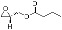 结构式 CAS# 60456-26-0, 缩水甘油丁酸酯; (R)-丁酸缩水甘油酯