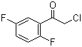 结构式 CAS# 60468-36-2, 2-氯-2',5'-二氟苯乙酮; 2-氯-1-(2,5-二氟苯基)乙酮