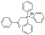 (Benzoylmethyl)triphenylphosphonium bromide molecular structure (CAS 6048-29-9)