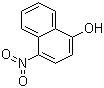 结构式 CAS# 605-62-9, 4-硝基-1-萘酚