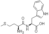 structure of CAS# 60535-02-6, L-Methionyl-L-tryptophan