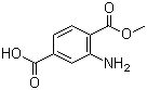 结构式 CAS# 60728-41-8, 2-氨基对苯二甲酸甲酯