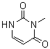 结构式 CAS# 608-34-4, 3-甲基尿嘧啶