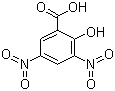 结构式 CAS# 609-99-4, 3,5-二硝基水杨酸