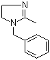 1-苄基-2-甲基-2-咪唑啉分子结构 (CAS 6096-36-2)