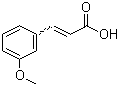 结构式 CAS# 6099-04-3, 3-甲氧基肉桂酸