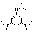 structure of CAS# 610-53-7, 2,4-Dinitroacetanilide;N1-(2,4-dinitrophenyl)acetamide; p-Acetodinitramine