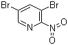 structure of CAS# 610261-34-2, 3,5-Dibromo-2-nitropyridine