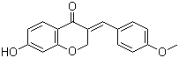 structure of CAS# 610778-85-3, Isobonducellin;(3Z)-2,3-Dihydro-7-hydroxy-3-[(4-methoxyphenyl)methylene]-4H-1-benzopyran-4-one