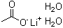 structure of CAS# 6108-17-4, Lithium acetate dihydrate;Acetic acid lithium salt dihydrate