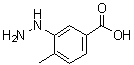 结构式 CAS# 61100-70-7, 3-肼基-4-甲基苯甲酸