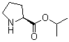结构式 CAS# 61114-37-2, L-脯氨酸异丙基酯