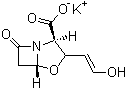 结构式 CAS# 61177-45-5, 克拉维酸钾; (Z)-(2R,5R)-3-(2-羟基乙烯基)-7-氧代-4-氧杂-1-氮杂双环[3.2.0]庚烷-2-甲酸钾盐