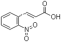 结构式 CAS# 612-41-9, 2-硝基肉桂酸; 邻硝基肉桂酸