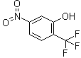 结构式 CAS# 612498-85-8, 5-硝基-2-三氟甲基苯酚