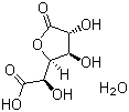 结构式 CAS# 61278-30-6, D-葡萄糖二酸-1,4-内酯一水合物
