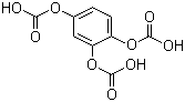 结构式 CAS# 613-03-6, 1,2,4-苯三酚醋酸酯; 1,2,4-三乙酰氧基苯