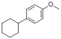 结构式 CAS# 613-36-5, 1-环己基-4-甲氧基-苯