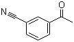 结构式 CAS# 6136-68-1, 3-乙酰苄腈; 3-乙酰苯腈; 3-乙酰苯甲腈; 3-氰基苯乙酮