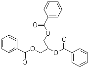 structure of CAS# 614-33-5, Glyceryl tribenzoate;2,3-dibenzoyloxypropyl benzoate