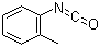 structure of CAS# 614-68-6, 2-Methylphenyl isocyanate;o-Tolyl isocyanate