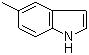 structure of CAS# 614-96-0, 5-Methylindole;5-methyl-1H-indole