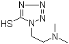 结构式 CAS# 61607-68-9, 1-(2-二甲基氨基乙基)-1H-5-巯基-四氮唑; 5-巯基-1-二甲氨基-乙基-1H-四氮唑
