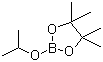 structure of CAS# 61676-62-8, Isopropoxyboronic acid pinacol ester;2-Isopropoxy-4,4,5,5-tetramethyl-1,3,2-dioxaborolane; Isopropyl pinacolyl borate