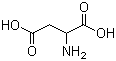 结构式 CAS# 617-45-8, DL-天门冬氨酸; DL-天冬氨酸; DL-2-氨基丁二酸